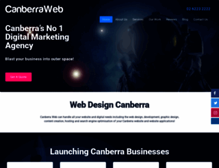 canberraweb.com.au screenshot