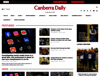 canberraweekly.com.au screenshot