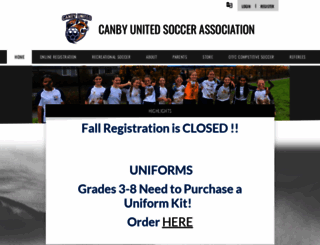 canbysoccer.org screenshot