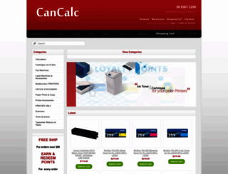 cancalc.com.au screenshot