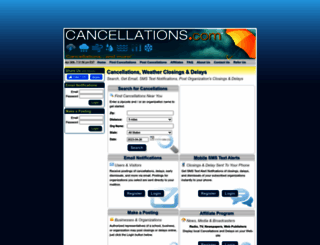 cancellations.com screenshot