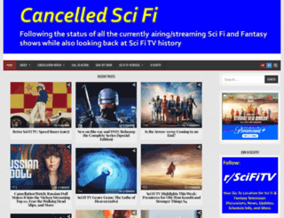cancelledscifi.com screenshot
