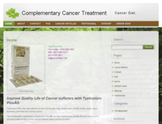 cancer-diet.info screenshot