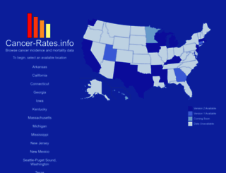 cancer-rates.info screenshot