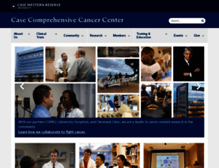 cancer.case.edu screenshot