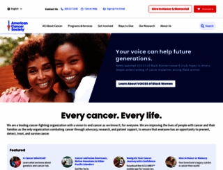 cancer.org screenshot