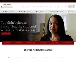 cancer.osu.edu screenshot
