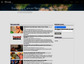 cancer.trendolizer.com screenshot