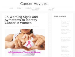 canceradvices.com screenshot