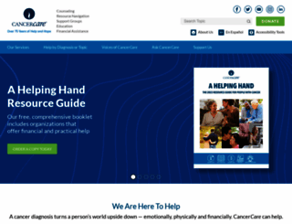 cancercare.com screenshot