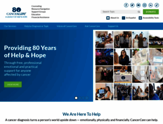 cancercare.org screenshot