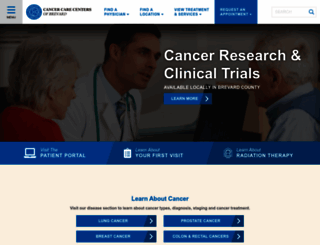 cancercarebrevard.com screenshot