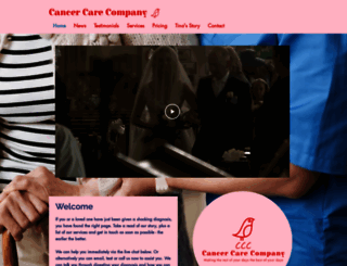cancercarecompany.org screenshot