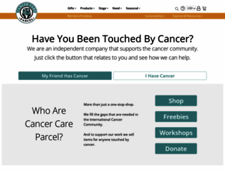 cancercareparcel.com screenshot