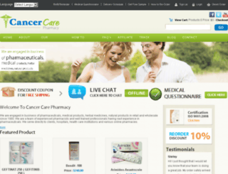 cancercarepharmacy.net screenshot