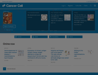 cancercell.org screenshot