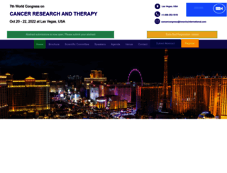 cancercongress.org screenshot