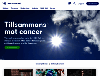 cancerfonden.se screenshot