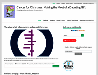 cancerforchristmas.com screenshot