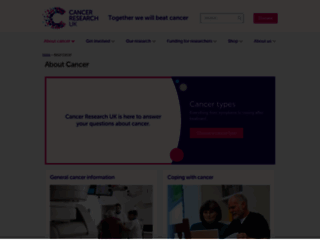 cancerhelp.cancerresearchuk.org screenshot
