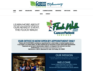cancerpatientservices.org screenshot