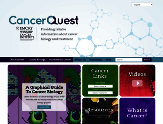 cancerquest.org screenshot