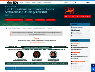 cancerstemcells.alliedacademies.com screenshot