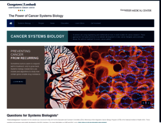 cancersystemsbiology.net screenshot