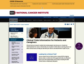 cancertrials.nci.nih.gov screenshot