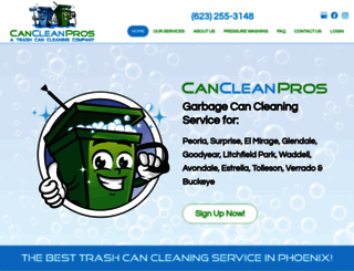 cancleanpros.com screenshot