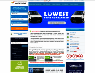 cancun-airport.net screenshot