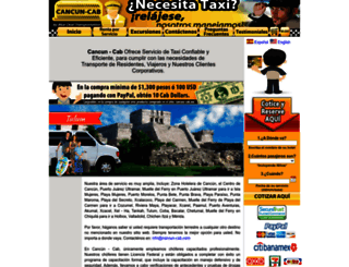 cancun-cab.com.mx screenshot
