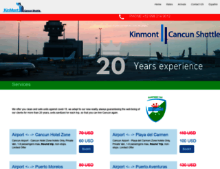cancun-shuttle.com screenshot