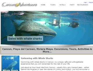cancunadventours.com screenshot