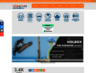 cancunalltours.com screenshot