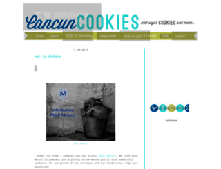 cancuncookies.com screenshot