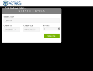 cancunhotels.com screenshot