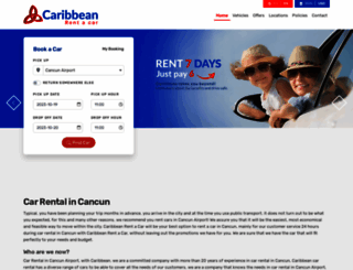 cancunrentacar.com screenshot