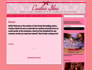 candaceshaw.net screenshot