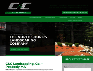 candc-landscaping.com screenshot