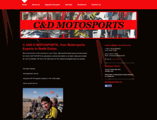 canddmotosports.com screenshot