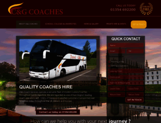 candgcoaches.co.uk screenshot