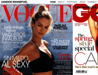 candiceswanepoel.com screenshot