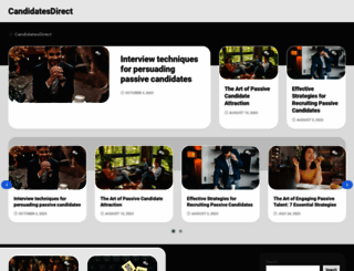 candidatesdirect.com screenshot