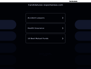 candidaturas-espontaneas.com screenshot