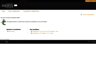 candidaturas.uab.pt screenshot