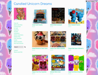 candiedunicorndreams.storenvy.com screenshot