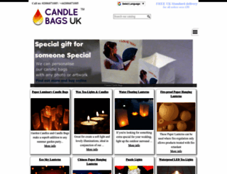 candlebagsuk.co.uk screenshot