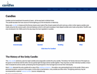 candles-museum.com screenshot