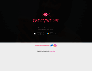 candywriter.com screenshot